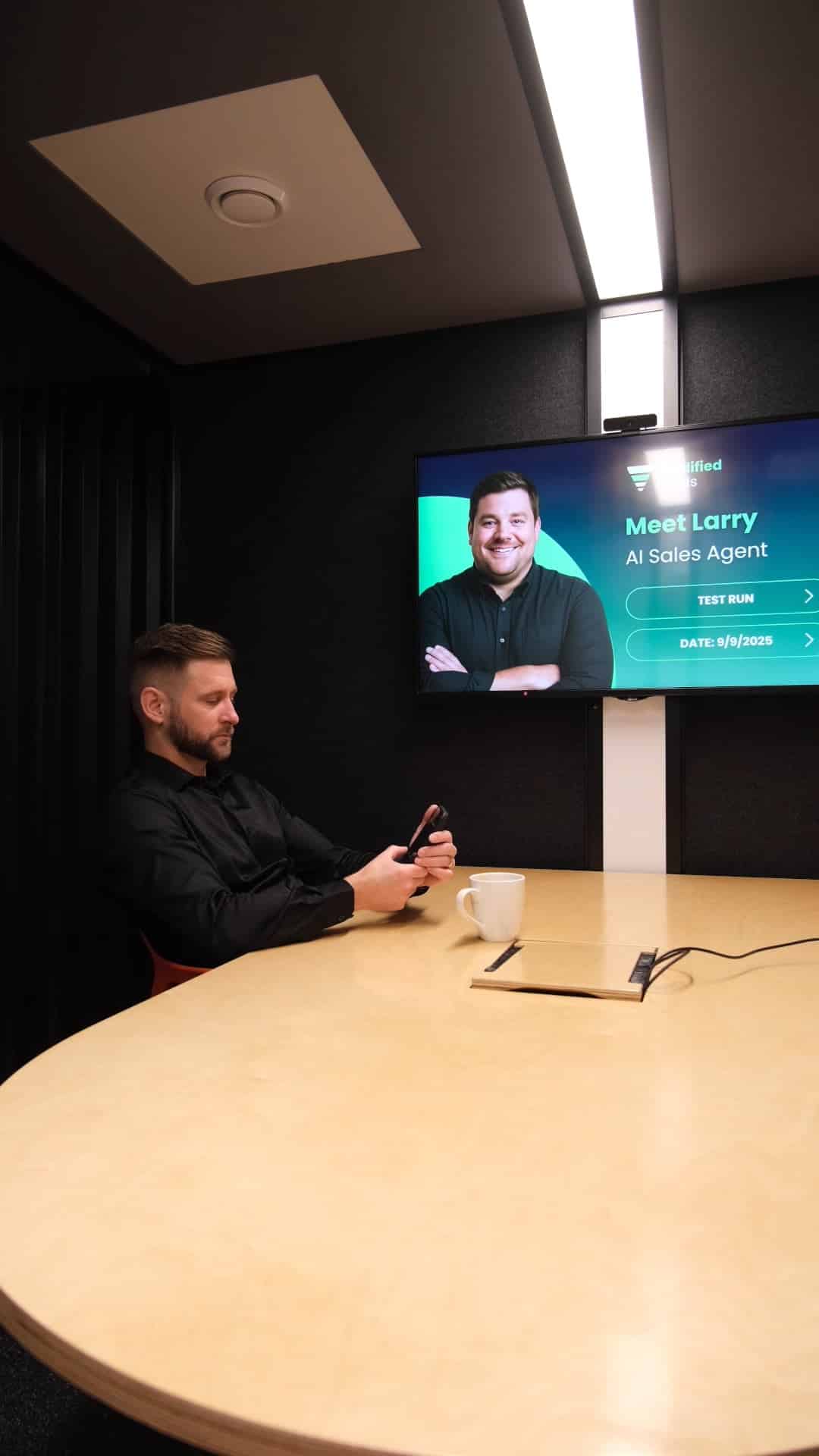 AI Sales Agent Thumbnail - Larry