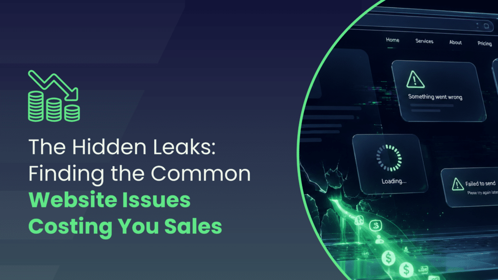 Digital Marketing Blog | Lead Generation | Qualified Leads - Common Website Issues Costing You Sales